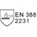 Gevoerde werkhandschoen van synthetisch leer Guide 762